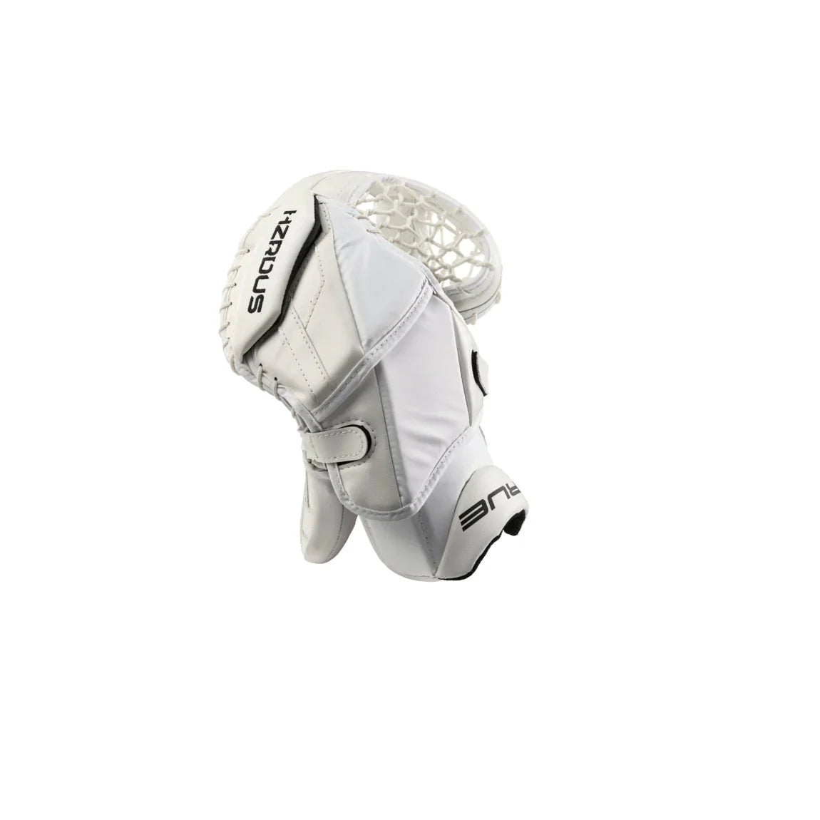 True HZRDUS 7X4 Senior Goalie Catcher - White/White - side