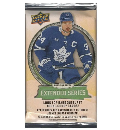 Upper Deck 2025-26 Extended Series Hockey Gravity Feed Pack