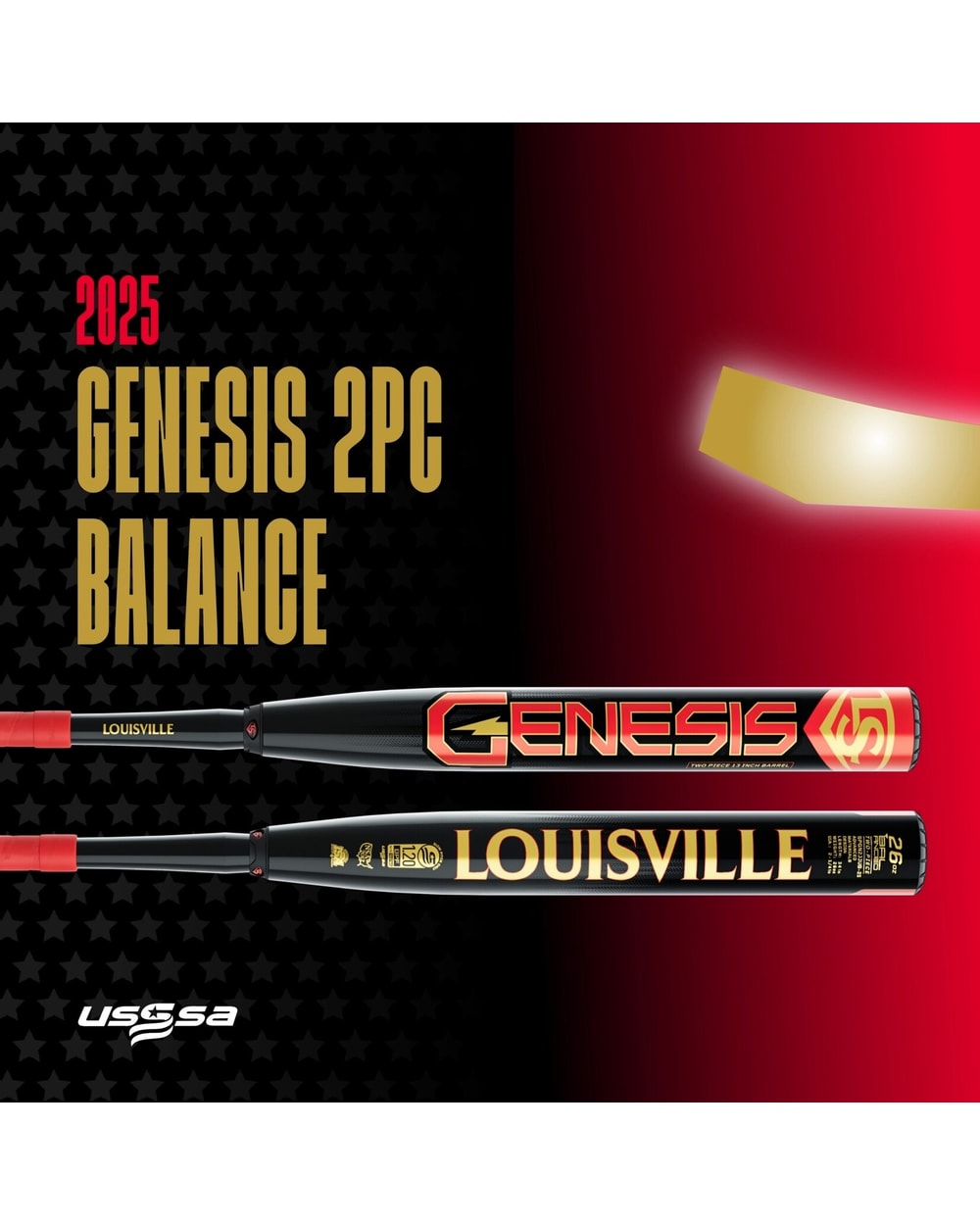 Louisville Slugger 2025 Genesis 2PC BL USSSA JJ