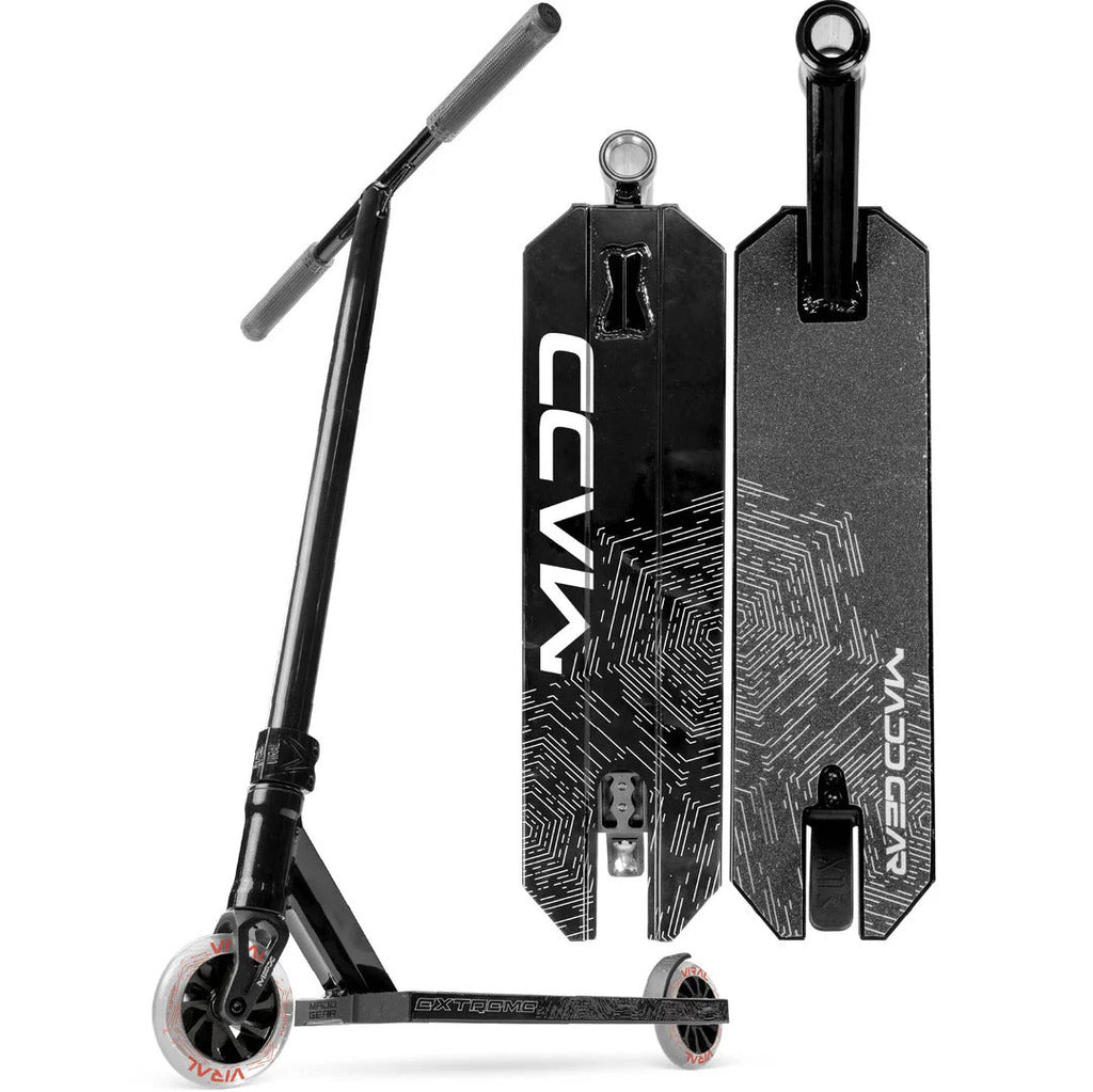Madd Gear Viral Extreme Pro Stunt Scooter - BLACK SHADOW, front view