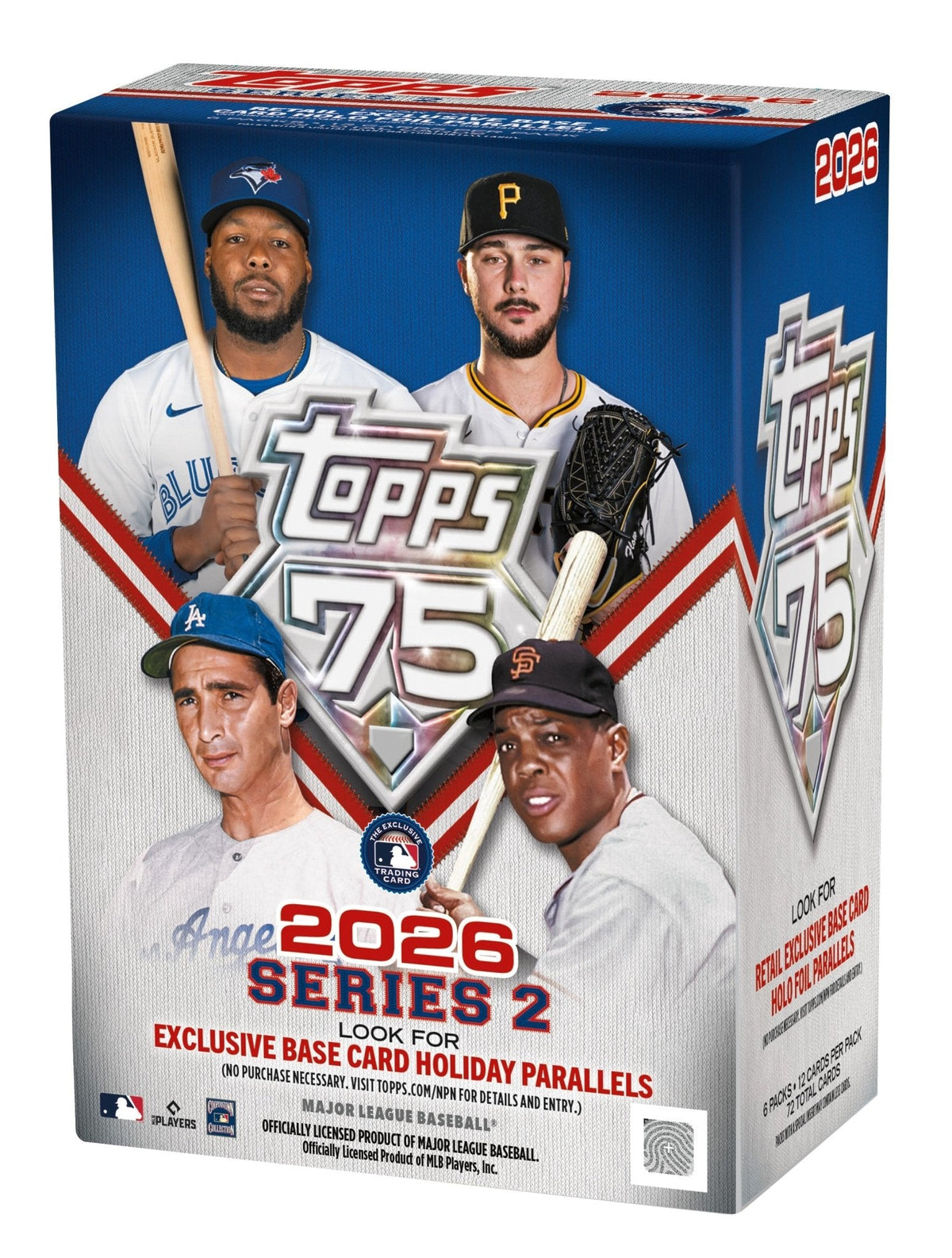 Topps 2026 Series 2 Baseball Value Box - Box, front view