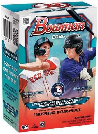 Topps 2026 Bowman Baseball Value Box - Box, front view