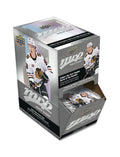 Upper Deck 2026-27 MVP Hockey gravity feed display of single card packs