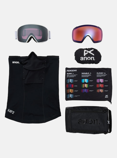 Anon M4 Goggles (Toric) + Bonus Lens + MFI Face Mask