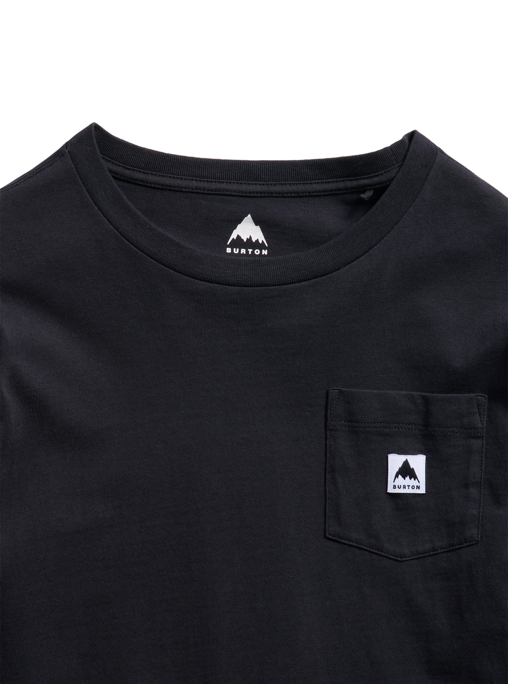Burton Colfax Long Sleeve T-Shirt True Black - on model back