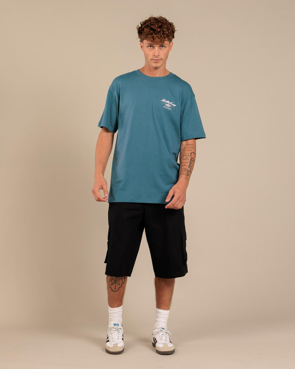 Billabong Crossboards Short Sleeve Shirt - Teal - front