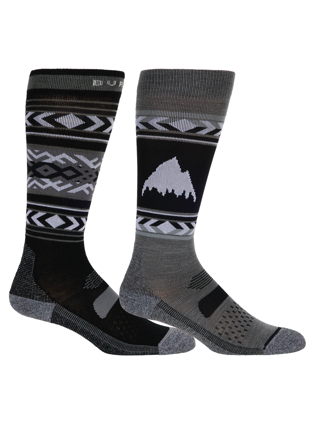 Burton Women's Performance Lightweight Socks - 2 Pack - True Black - front