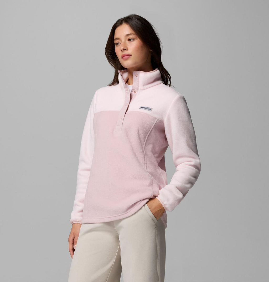 Benton Springs Half Snap Fleece II - Mineral Pink, alternate