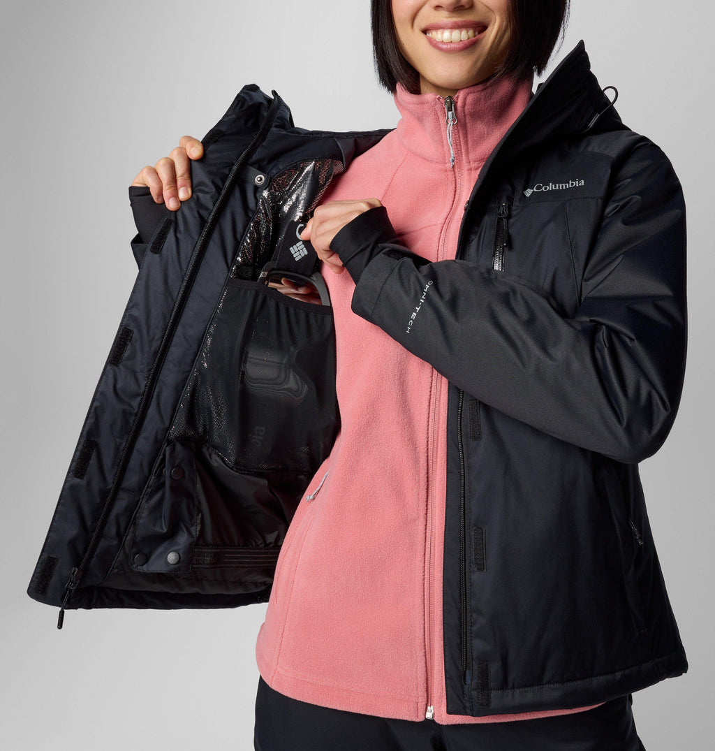Columbia Women's Snowy Summit Insulated Jacket - Black - thermal reflective lining
