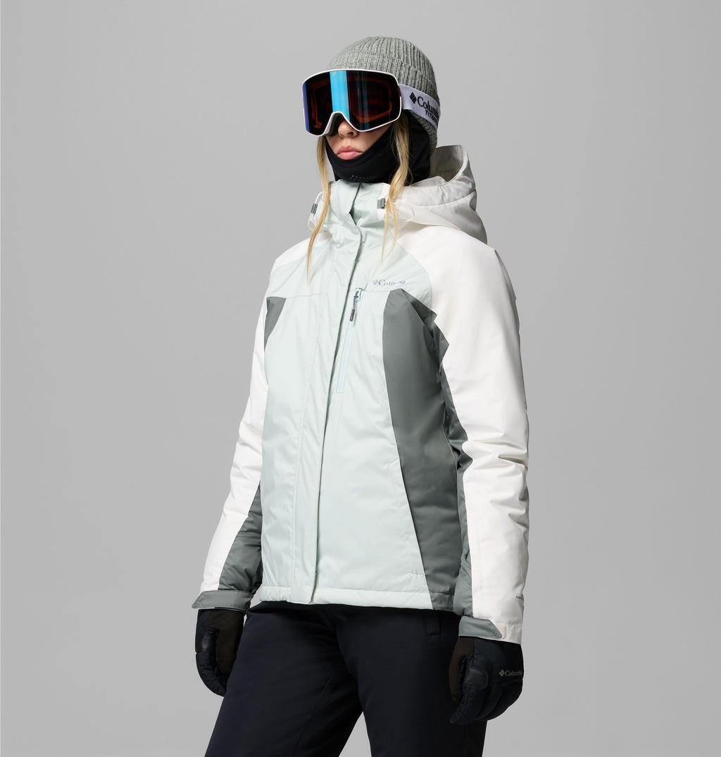 Columbia Women's Snowy Summit Insulated Jacket - Tea Light/Sedona - full look