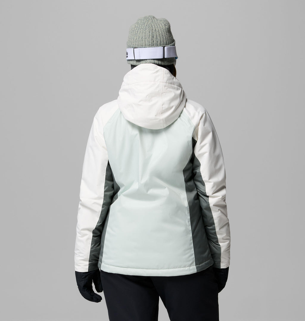 Columbia Women's Snowy Summit Insulated Jacket - Tea Light/Sedona - back