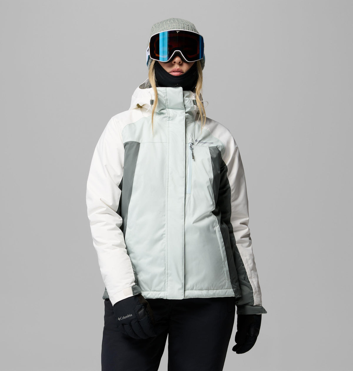 Columbia Women's Snowy Summit Insulated Jacket - Tea Light/Sedona - front
