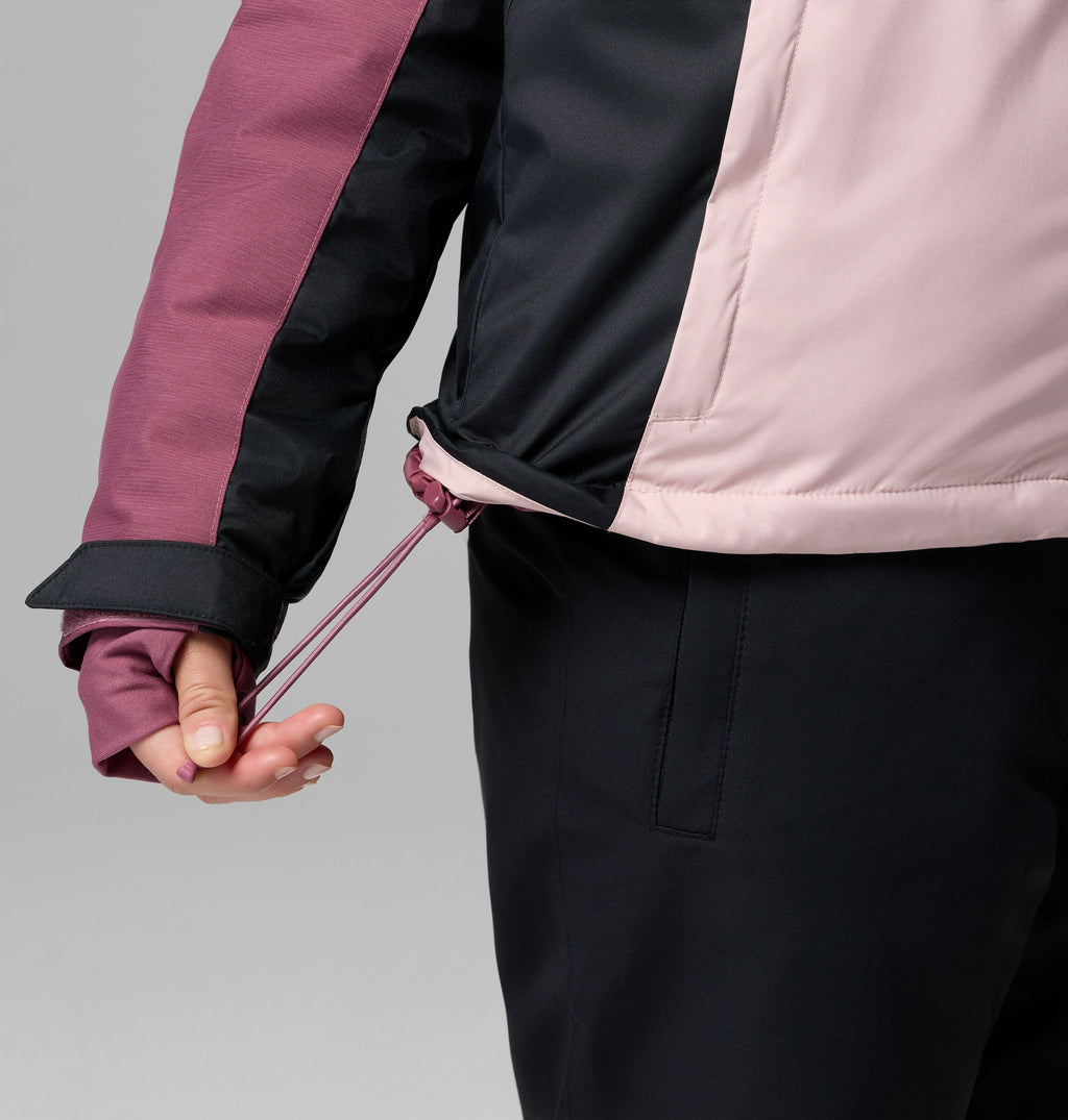 Columbia Women's Snowy Summit Insulated Jacket - Mineral Pink - thermal reflective lining