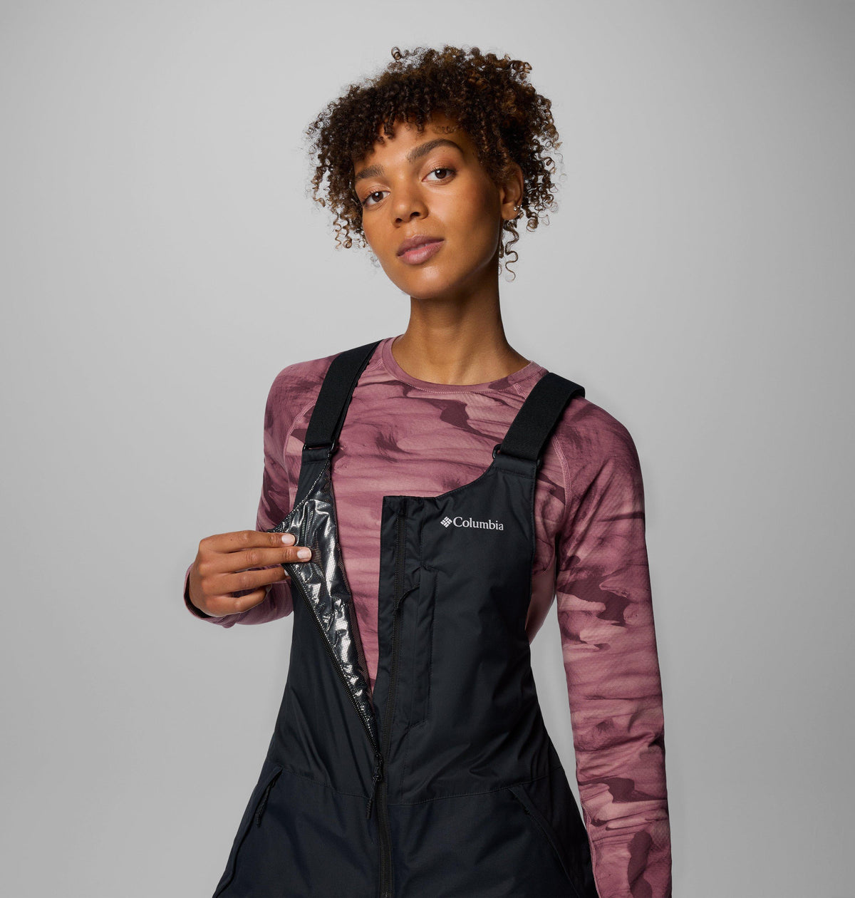 Columbia Women's Iceventure II Bib Pant - Black - pocket detail