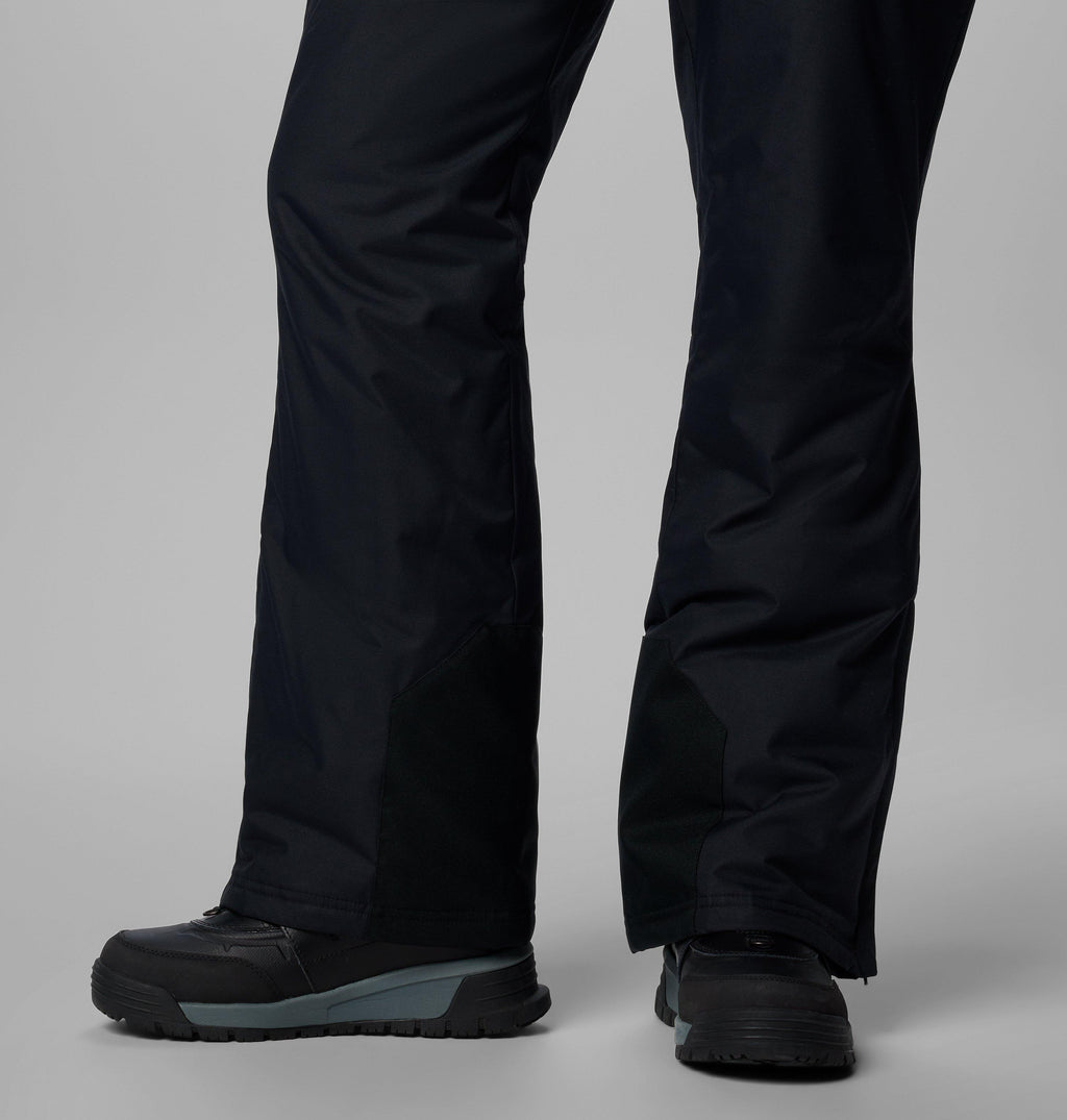 Columbia Women's Iceventure II Bib Pant - Black - reinforced hem