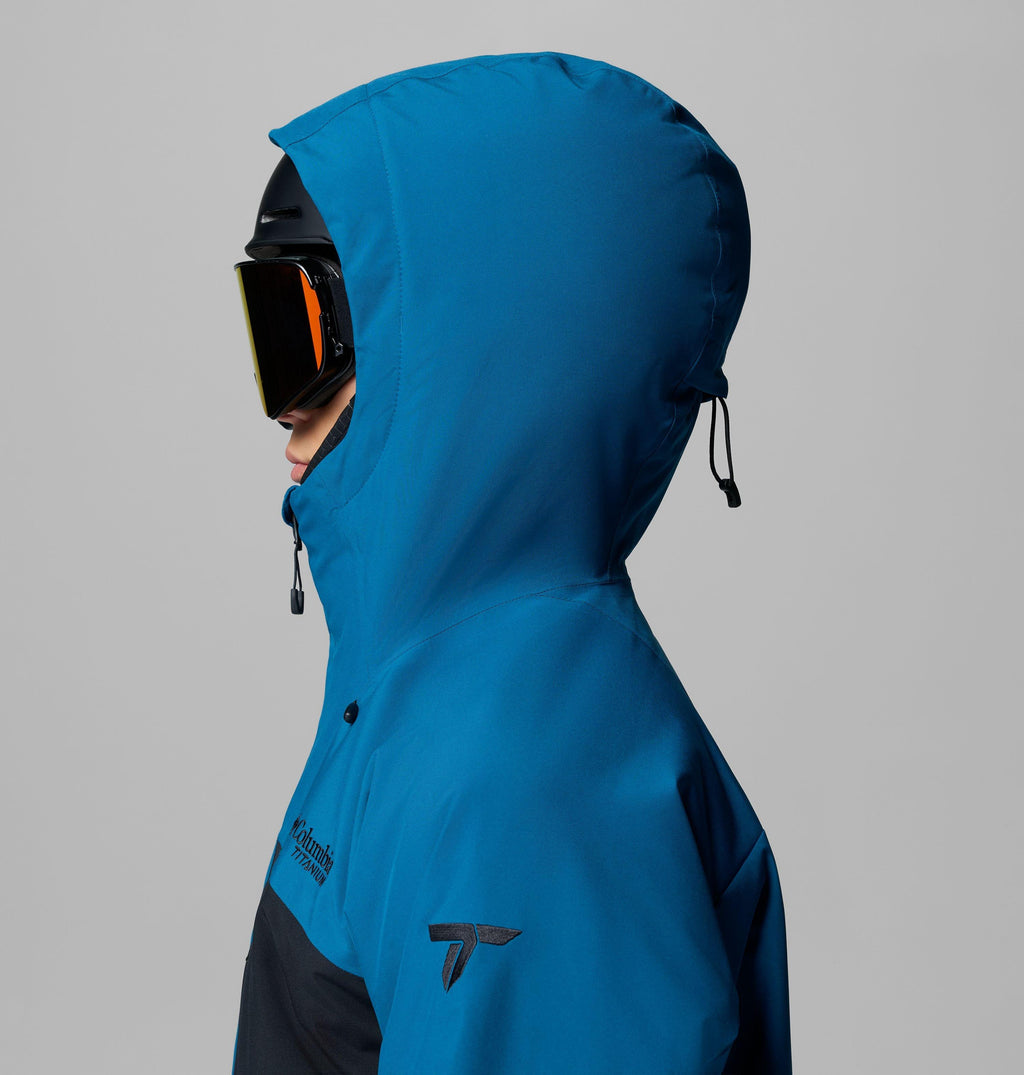 Columbia Men's Winter District III Waterproof Ski Jacket - PHOENIX BLUE/BLACK