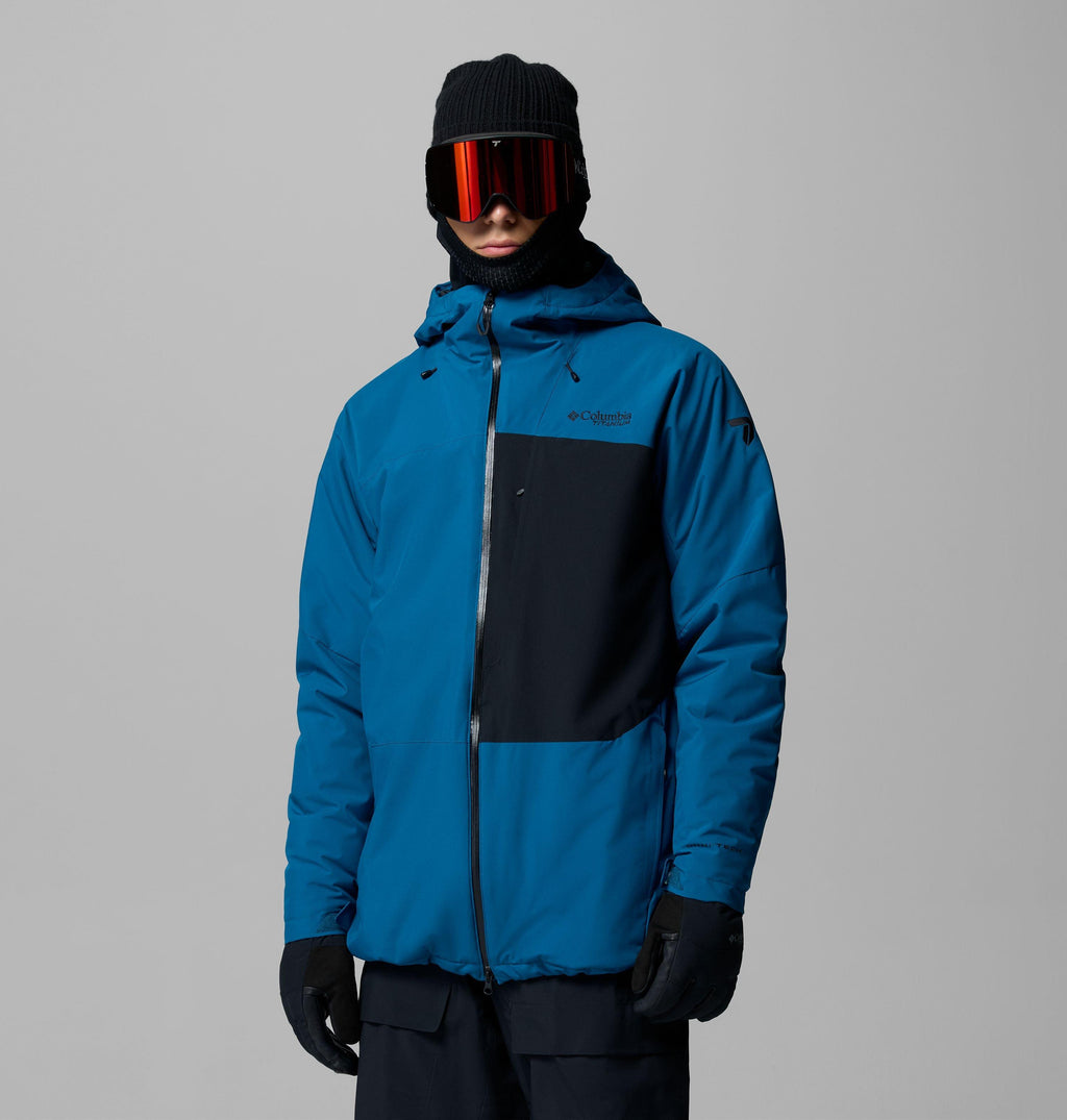 Columbia Men's Winter District III Waterproof Ski Jacket - PHOENIX BLUE/BLACK
