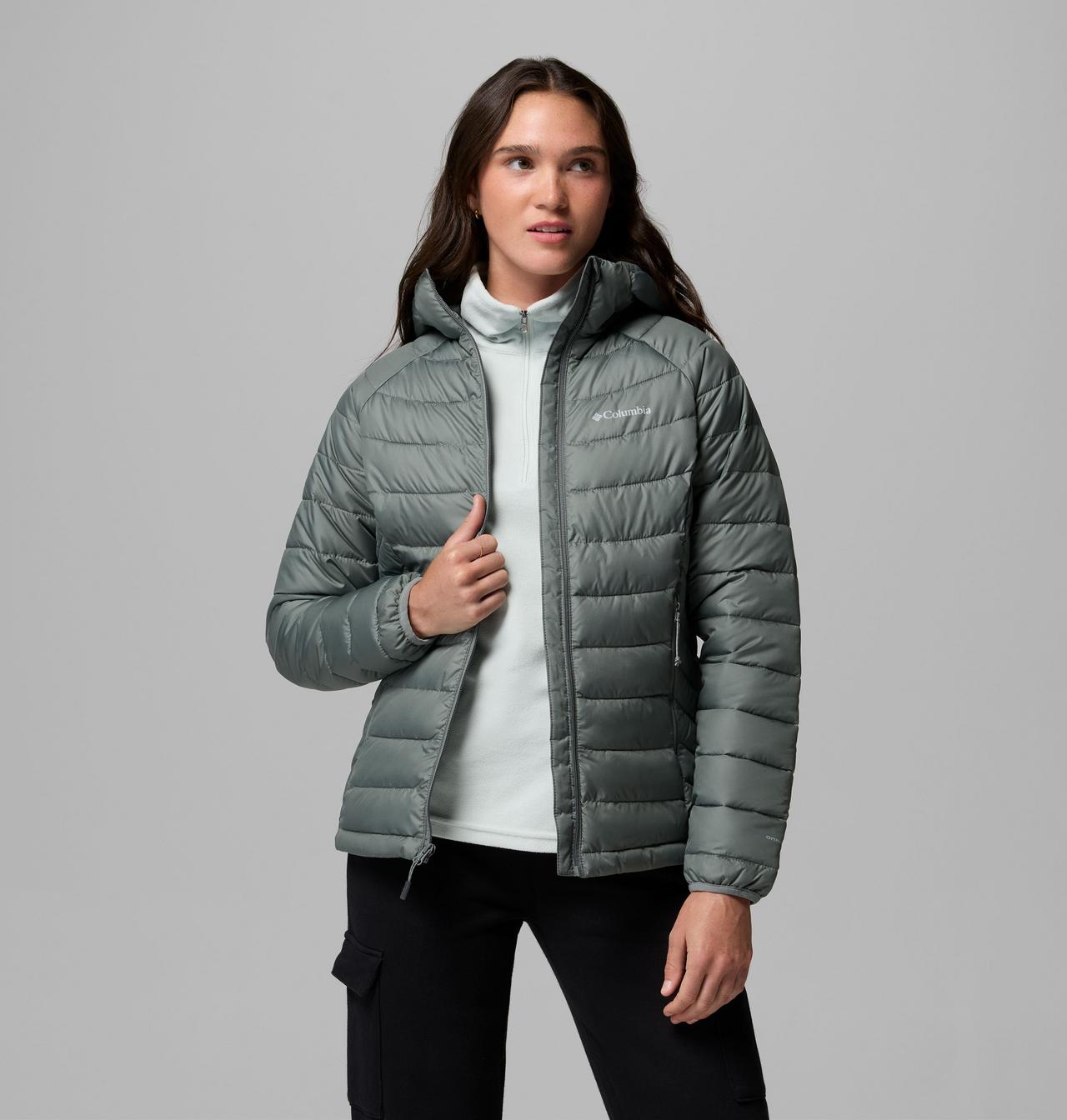 Powder Lite II Hooded Jacket - Sedona Sage, side