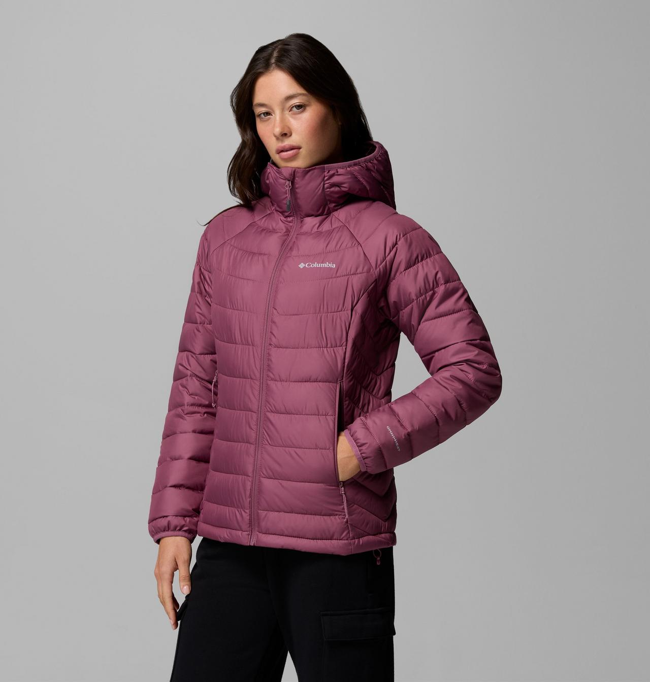 Powder Lite II Hooded Jacket - Antique Mauve, alternate