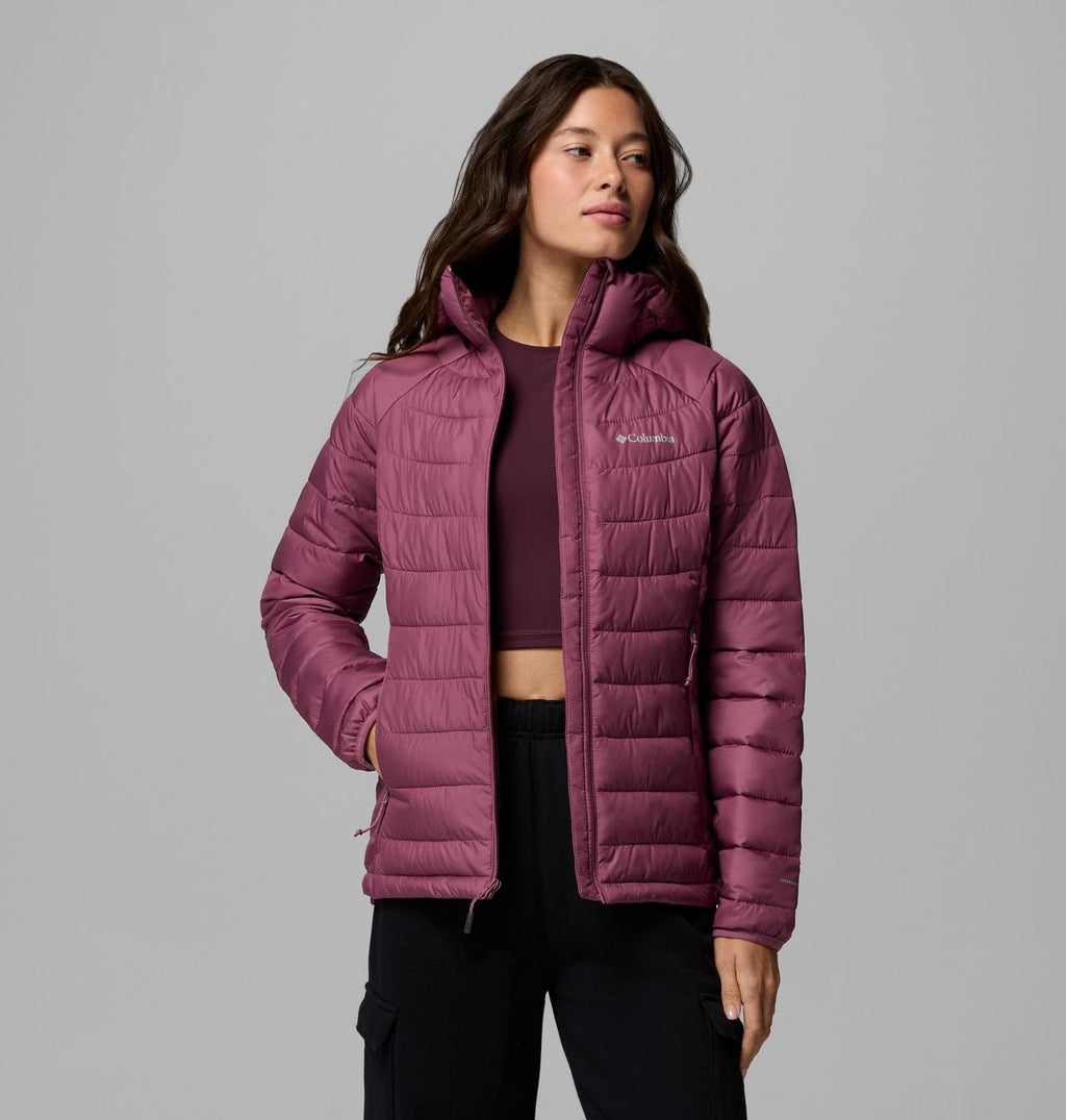 Powder Lite II Hooded Jacket - Antique Mauve, side