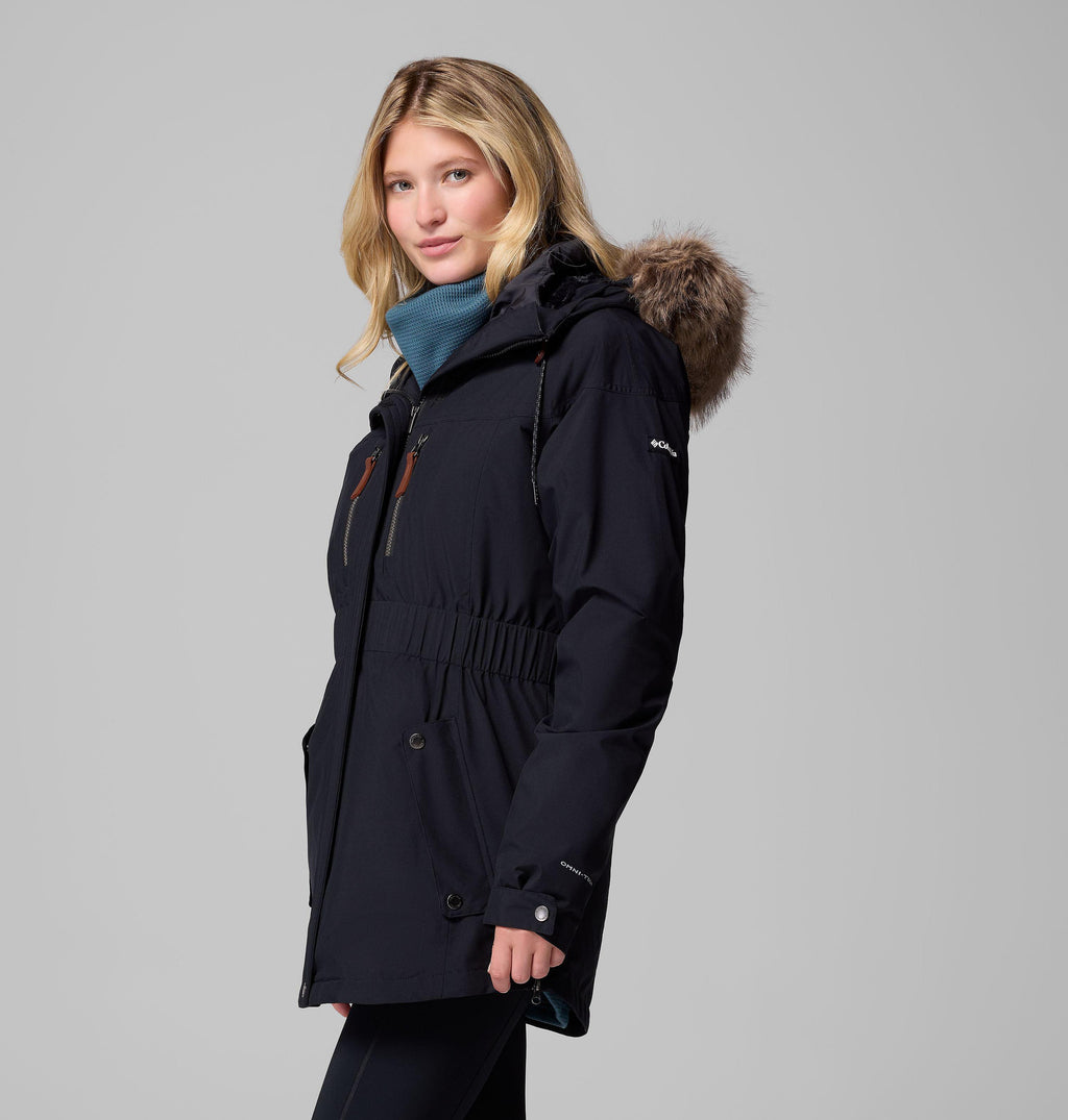 Columbia Women's Payton Pass II Interchange Jacket - Black - three-quarter