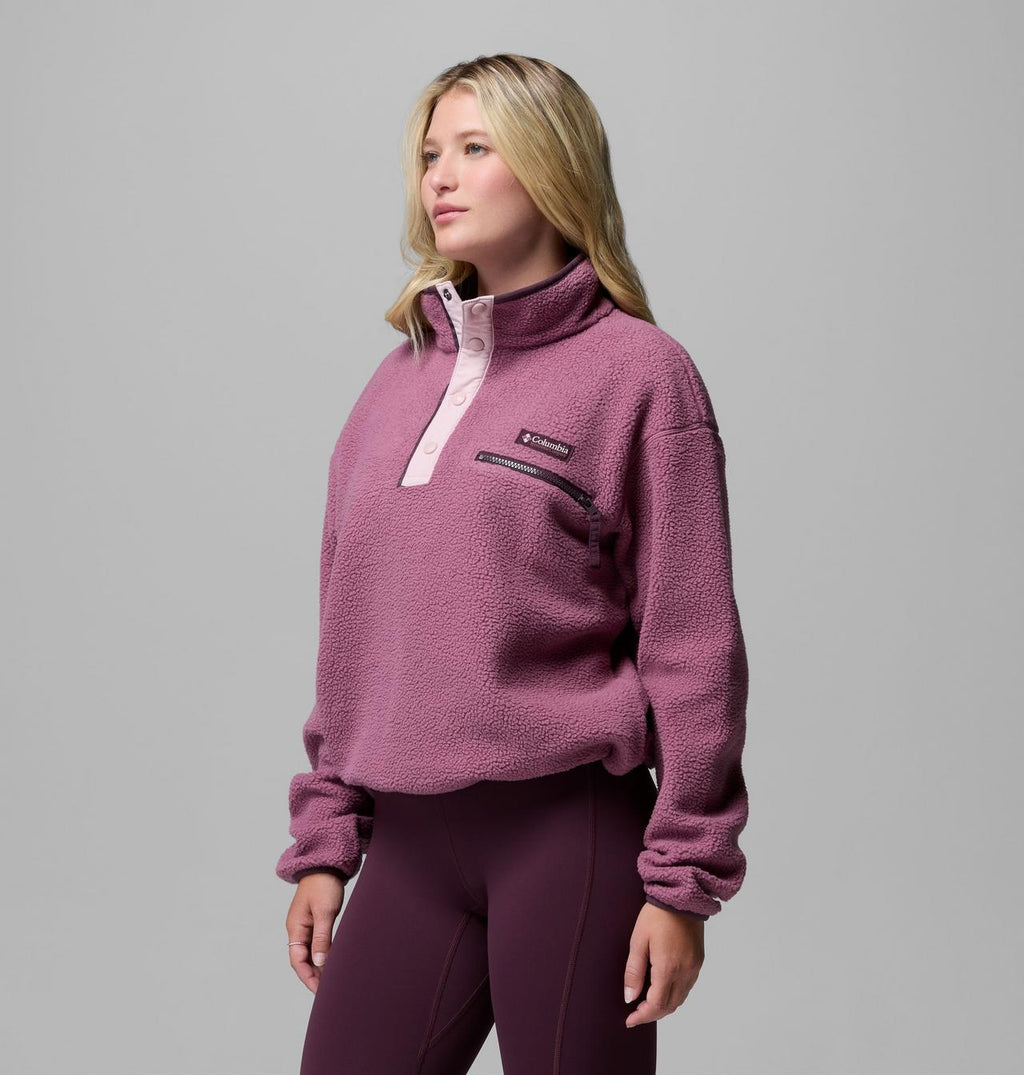 Helvetia II Cropped Half Snap - Antique Mauve, alternate