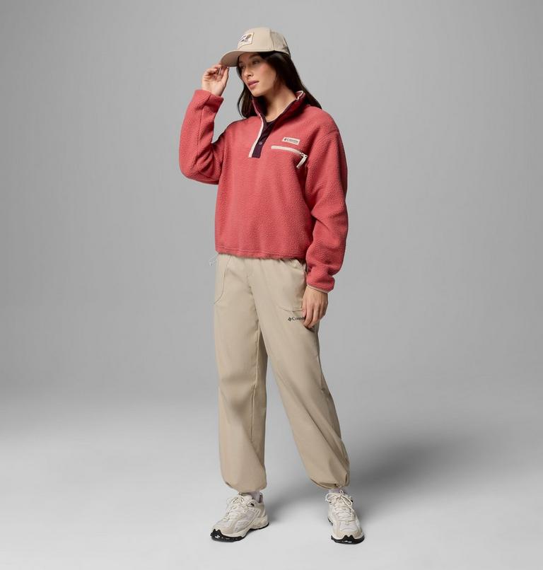 Columbia Women's Helvetia II Cropped Half Snap Fleece Pullover