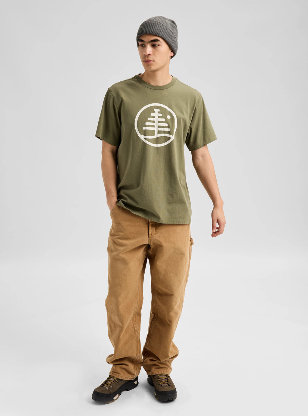 Burton Men's Family Tree Short Sleeve T-Shirt - Forest Moss