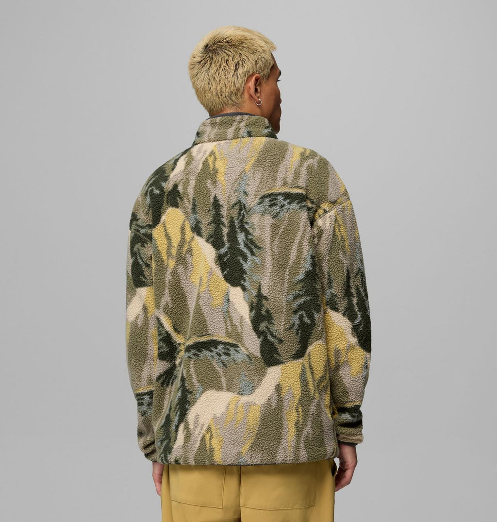 Columbia Men's Helvetia II Printed Half Snap Printed Fleece Pullover