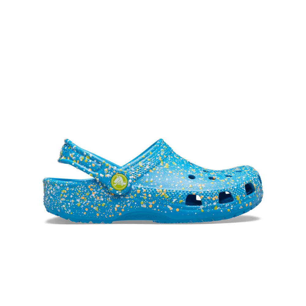 Crocs Kids Classic Paint Splatter Clog Marina Multi