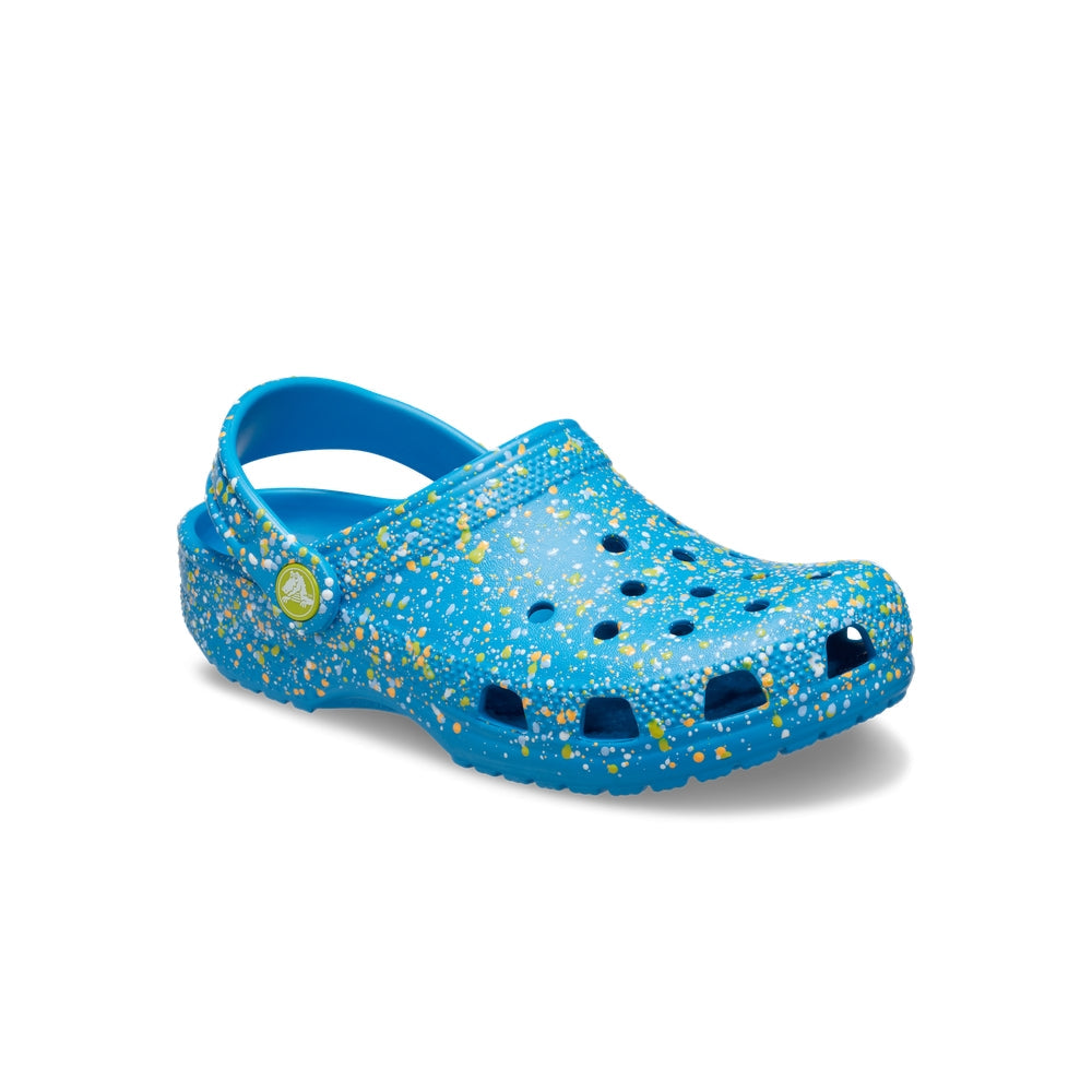Crocs Kids Classic Paint Splatter Clog Marina Multi