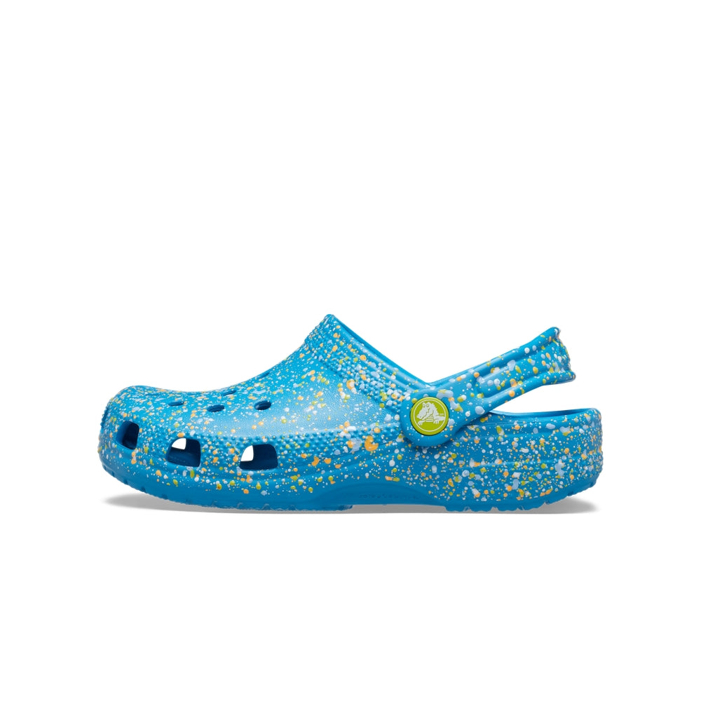 Crocs Kids Classic Paint Splatter Clog Marina Multi