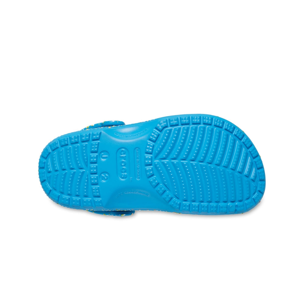 Crocs Toddler Classic Paint Splatter Clog Marina Multi