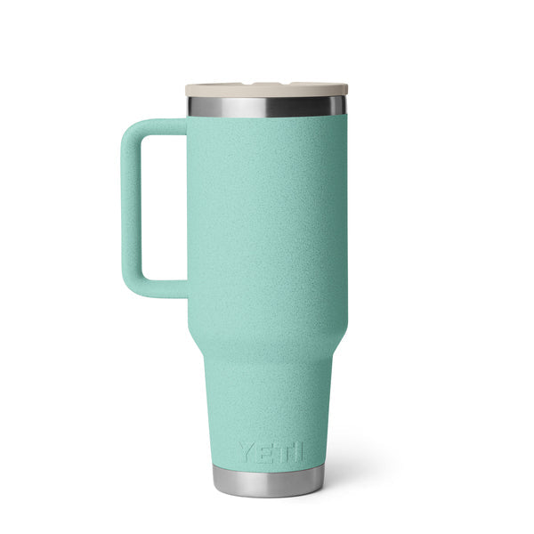 Yeti Rambler 40oz Travel Straw Mug With Colour-matched Straw Lid - SEA STONE