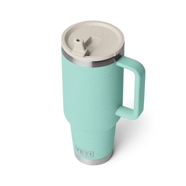 Yeti Rambler 40oz Travel Straw Mug With Colour-matched Straw Lid - SEA STONE