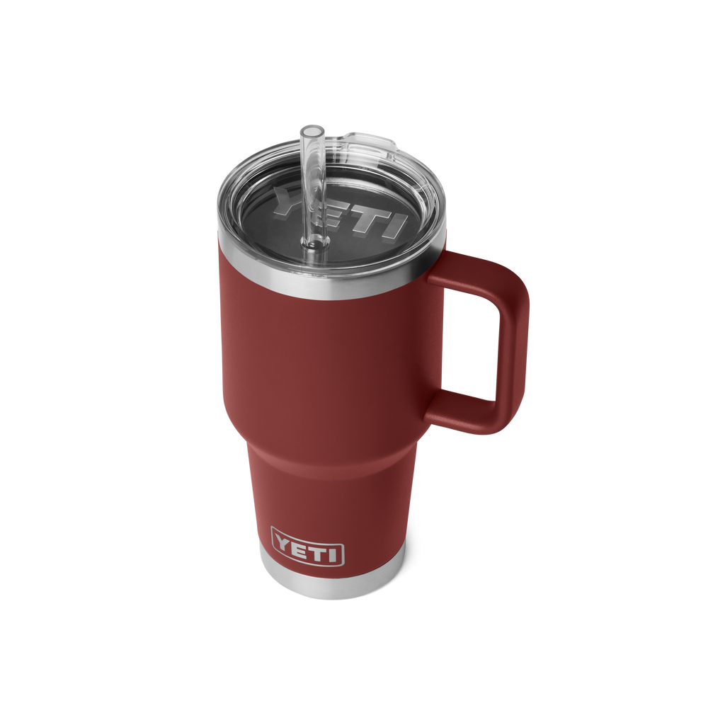 Yeti Rambler 35oz Straw Mug With Straw Lid - STAG RED