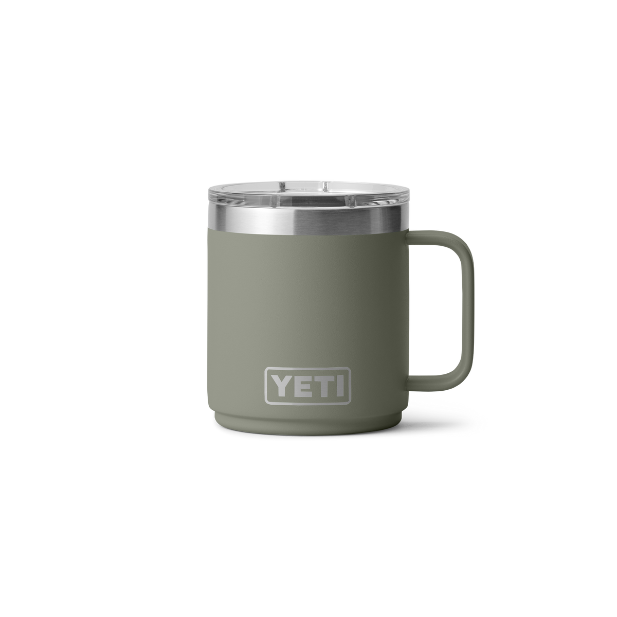 Yeti Rambler 10oz Stackable Mug with Durasip Ceramic Lining - PAMPA GREEN