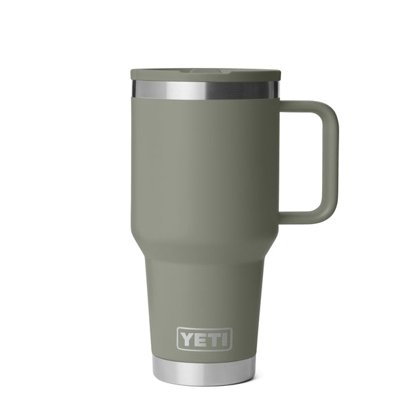 Yeti Rambler 30oz Travel Straw Mug With Colour-matched Straw Lid - PAMPA GREEN