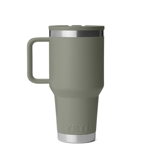 Yeti Rambler 30oz Travel Straw Mug With Colour-matched Straw Lid - PAMPA GREEN