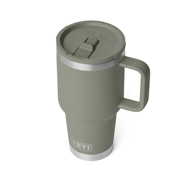 Yeti Rambler 30oz Travel Straw Mug With Colour-matched Straw Lid - PAMPA GREEN