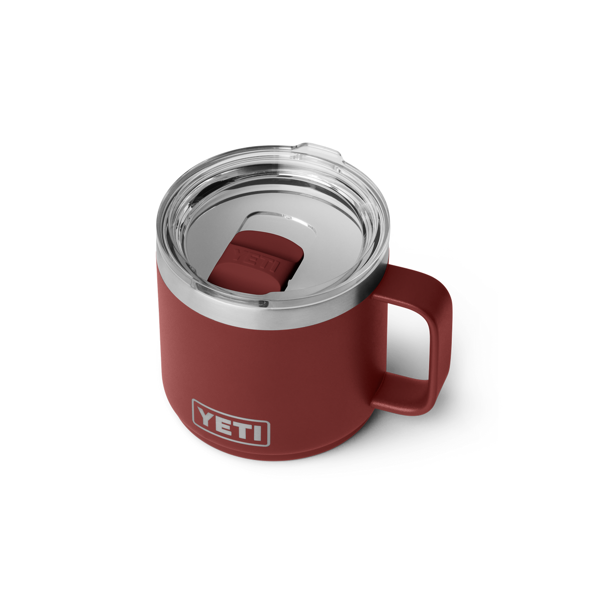 Yeti Rambler 14oz Stackable Mug with Durasip Ceramic Lining - STAG RED