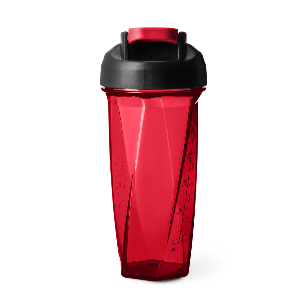Yeti Yonder 27oz Shaker Bottle - Rescue Red, back view