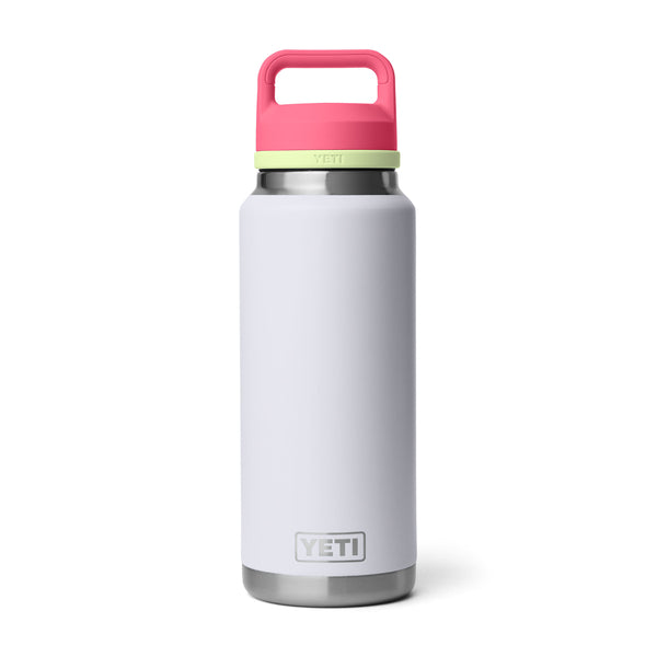 Yeti Rambler 36oz Bottle With Chug Cap - Mist/Pink/Grasshopper