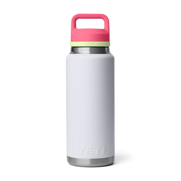Yeti Rambler 36oz Bottle With Chug Cap - Mist/Pink/Grasshopper