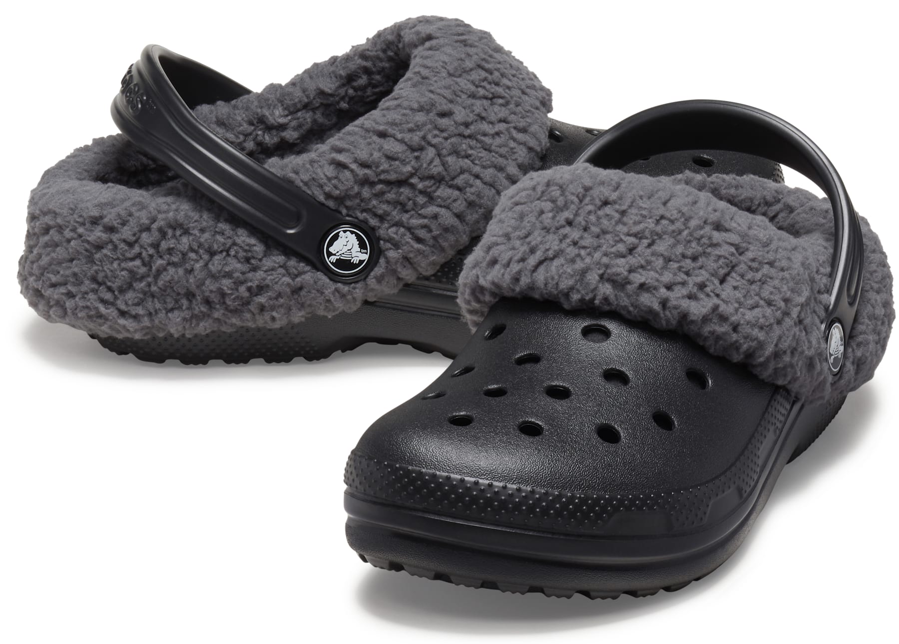 Crocs Kids' Classic Blitzen IV Clog Black/Multi pair