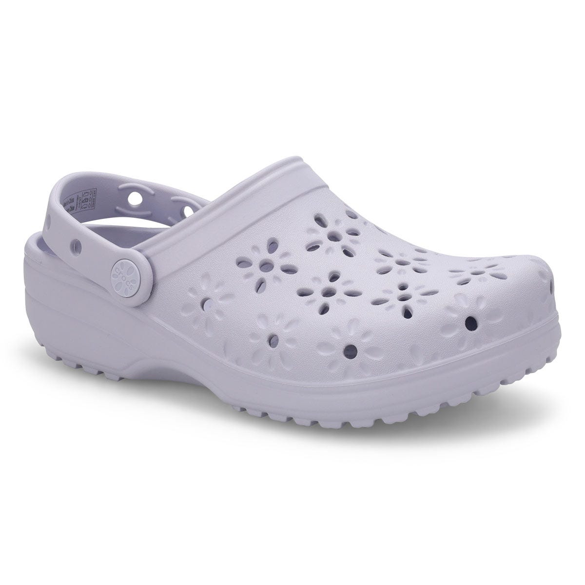 Crocs Classic Floral Cut-Out Clog Purple Moon