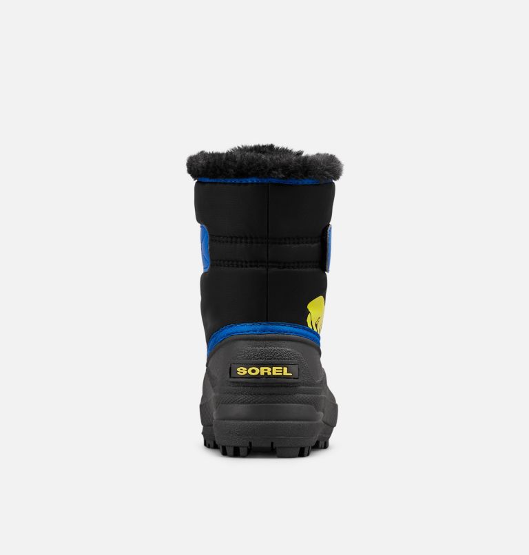 Sorel Snow Commander Children's Boot - Black/Super Blue back