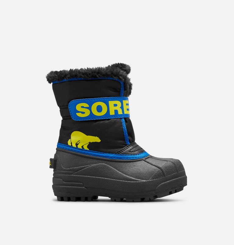 Sorel Snow Commander Children's Boot - Black/Super Blue