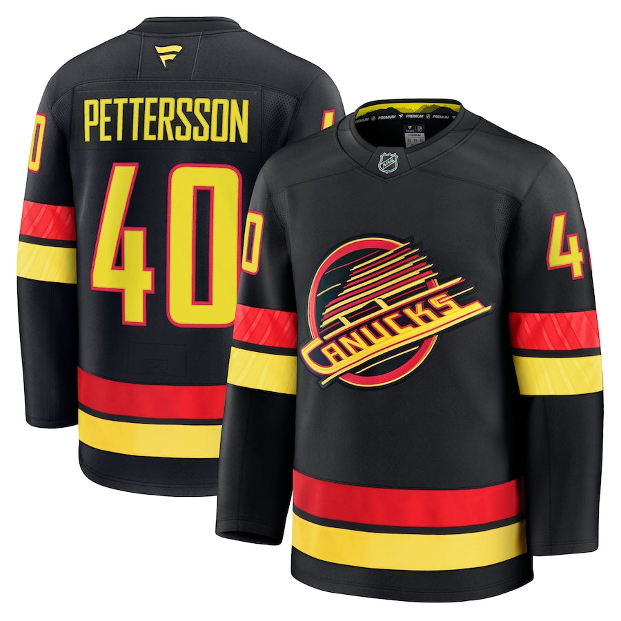 Fanatics Vancouver Canucks Alternate Premium Jersey - Elias Pettersson