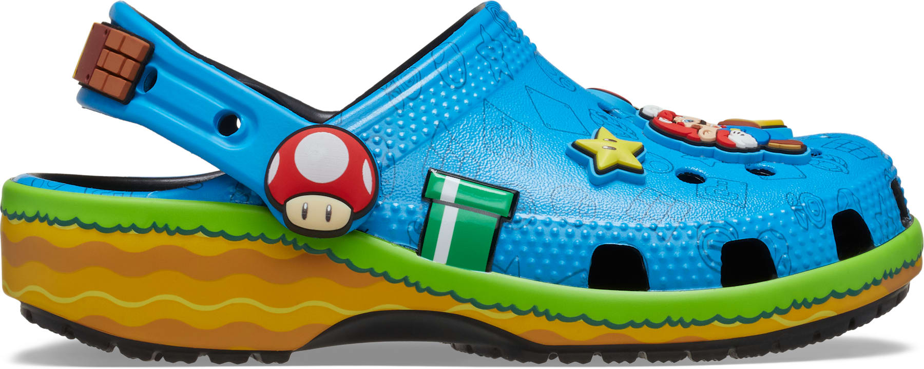 Crocs Youth Super Mario Core Classic Clog lateral